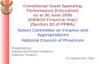 Select Committee on Finance and Appropriations National Council of Provinces Presented by: