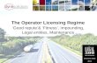 The Operator Licensing Regime ‘Good repute’& ‘Fitness’, Impounding,  Legal entities, Maintenance