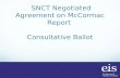 SNCT Negotiated Agreement on McCormac Report  Consultative Ballot