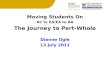 Moving Students On AC to EA/EA to AA The Journey to Part-Whole Dianne Ogle 13 July 2011