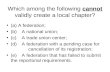 Which among the following  cannot  validly create a local chapter?