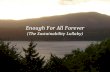 Enough For All Forever (The Sustainability Lullaby)