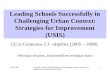 Leading Schools Successfully in Challenging Urban Context: Strategies for Improvement (USIS)