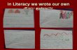 In Literacy we wrote our own diary extracts