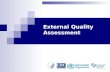 External Quality Assessment