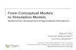 From Conceptual Models to Simulation Models