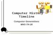 Computer History Timeline