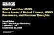 SWOT and the USGS: Some Areas of Mutual Interest, USGS Resources, and Random Thoughts