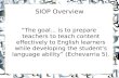 SIOP Overview