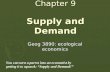 Chapter 9 Supply and Demand