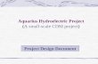 Aquarius Hydroelectric Project ( A small-scale CDM project )