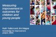 Measuring improvement in outcomes for children and young people