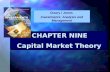 CHAPTER NINE Capital Market Theory