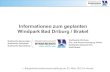 Informationen zum geplanten Windpark Bad Driburg /  Brakel