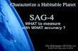 Characterize a Habitable Planet SAG-4  WHAT to measure  with WHAT accuracy ?