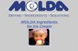 MOLDA Ingredients  for Ice Cream