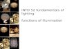 INTD 52 fundamentals of lighting functions of illumination