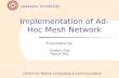 Implementation of Ad-Hoc Mesh Network