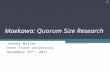 Maekawa: Quorum Size Research