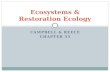 Ecosystems & Restoration Ecology