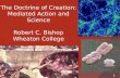 The Doctrine of Creation: Mediated Action and Science Robert C. Bishop Wheaton College