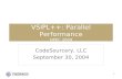 VSIPL++: Parallel Performance HPEC 2004