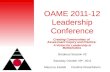 OAME 2011-12 Leadership Conference