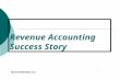 Revenue Accounting  Success Story