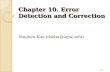 Chapter 10.  Error Detection and Correction