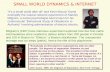 SMALL WORLD DYNAMICS & INTERNET