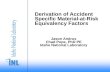 Derivation of Accident Specific Material-at-Risk Equivalency Factors