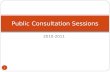 Public Consultation Sessions
