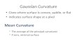 Gaussian Curvature