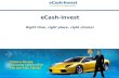 eCash-Invest Right time, right place, right choice!