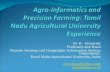 Agro-Informatics  and Precision Farming:  Tamil Nadu Agricultural University  Experience