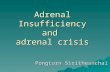 Adrenal Insufficiency and  adrenal crisis