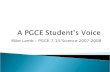 A PGCE Student’s Voice