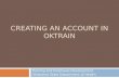 Creating an Account in OKTRAIN