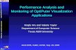Performance Analysis and Monitoring of OptIPuter Visualization Applications