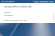Using HDF5 in MATLAB