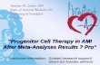“Progenitor Cell Therapy in AMI After Meta-Analyses Results ? Pro“
