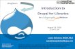 Introduction to Drupal for Libraries An                               Webinar