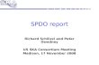 SPDO report