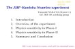 The JHF-Kamioka Neutrino experiment