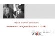 Praxis Softek Solutions Statement Of Qualification – J2EE