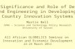 All African GLOBELICS Seminar on  Innovation and Economic Development 22-23 March 2012