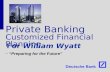 Private Banking  Customized Financial Planning