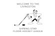 WELCOME TO THE LIVINGSTON SHINING STAR FLOOR HOCKEY LEAGUE