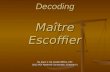 Decoding Maître Escoffier