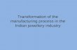 Transformation of the manufacturing process in the Indian jewellery industry